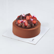Load image into Gallery viewer, AMBROSIA'S - BELGIAN CHOCOLATE & STRAWBERRY ENTREMET