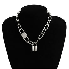 Load image into Gallery viewer, Punk Miami Cuban Choker Necklace Collar Statement Hip Hop Big Chunky Aluminum Gold Color Thick Chain Necklace Women Jewelry