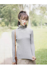 Load image into Gallery viewer, GUMPRUN Winter Women Knitted Turtleneck Sweater 2020 Fall Casual Slim Sweaters Pullover Womens Long Sleeve Elasticity Sweater