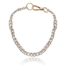 Load image into Gallery viewer, Punk Miami Cuban Choker Necklace Collar Statement Hip Hop Big Chunky Aluminum Gold Color Thick Chain Necklace Women Jewelry