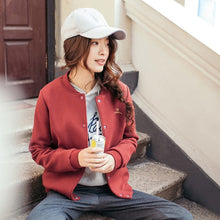 Load image into Gallery viewer, INMAN 2020 Artsy Embroidery Baseball Stand Collar Short Outwear Jacket