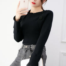 Load image into Gallery viewer, 2020 women's new sweater women's shirt Korean version of long-sleeved sweater bottoming pullover sweater women