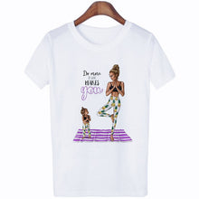 Load image into Gallery viewer, 2020 New Women T-shirt Super Mom Love Print Top Female T Shirts Harajuku Kawaii Casual Comfortable Tee Ladies Tops Short Clothes