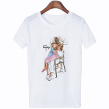 Load image into Gallery viewer, 2020 New Women T-shirt Super Mom Love Print Top Female T Shirts Harajuku Kawaii Casual Comfortable Tee Ladies Tops Short Clothes