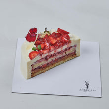 Load image into Gallery viewer, AMBROSIA'S - VANILLA AND STRAWBERRY ENTREMET
