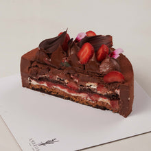 Load image into Gallery viewer, AMBROSIA'S - BELGIAN CHOCOLATE &amp; STRAWBERRY ENTREMET

