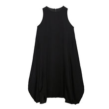 Load image into Gallery viewer, [EAM] Loose Fit Women Black Leisure Long Wide Leg Jumpsuit New High Waist Pocket Stitch  Pants Fashion Spring Autumn 2020 1U552
