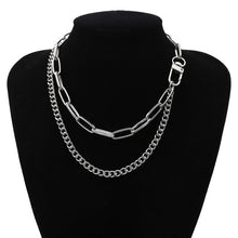 Load image into Gallery viewer, Punk Miami Cuban Choker Necklace Collar Statement Hip Hop Big Chunky Aluminum Gold Color Thick Chain Necklace Women Jewelry
