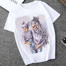 Load image into Gallery viewer, 2020 New Women T-shirt Super Mom Love Print Top Female T Shirts Harajuku Kawaii Casual Comfortable Tee Ladies Tops Short Clothes
