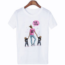 Load image into Gallery viewer, 2020 New Women T-shirt Super Mom Love Print Top Female T Shirts Harajuku Kawaii Casual Comfortable Tee Ladies Tops Short Clothes
