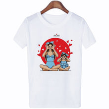 Load image into Gallery viewer, 2020 New Women T-shirt Super Mom Love Print Top Female T Shirts Harajuku Kawaii Casual Comfortable Tee Ladies Tops Short Clothes
