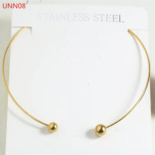 Load image into Gallery viewer, Fashion  Women Men Silver Color Gold Stainless Steel Hollow Heart Lock Key Round UNO 50 Jewelry Neckalce
